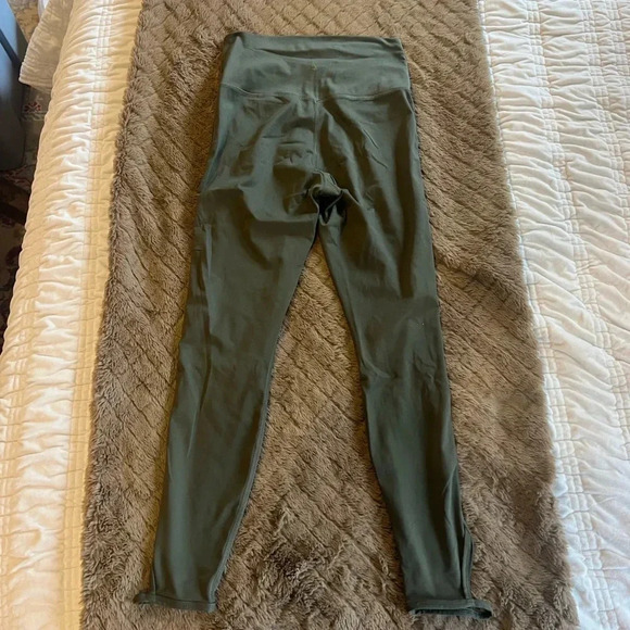 Green Nike Yoga Leggings - Picture 4 of 5